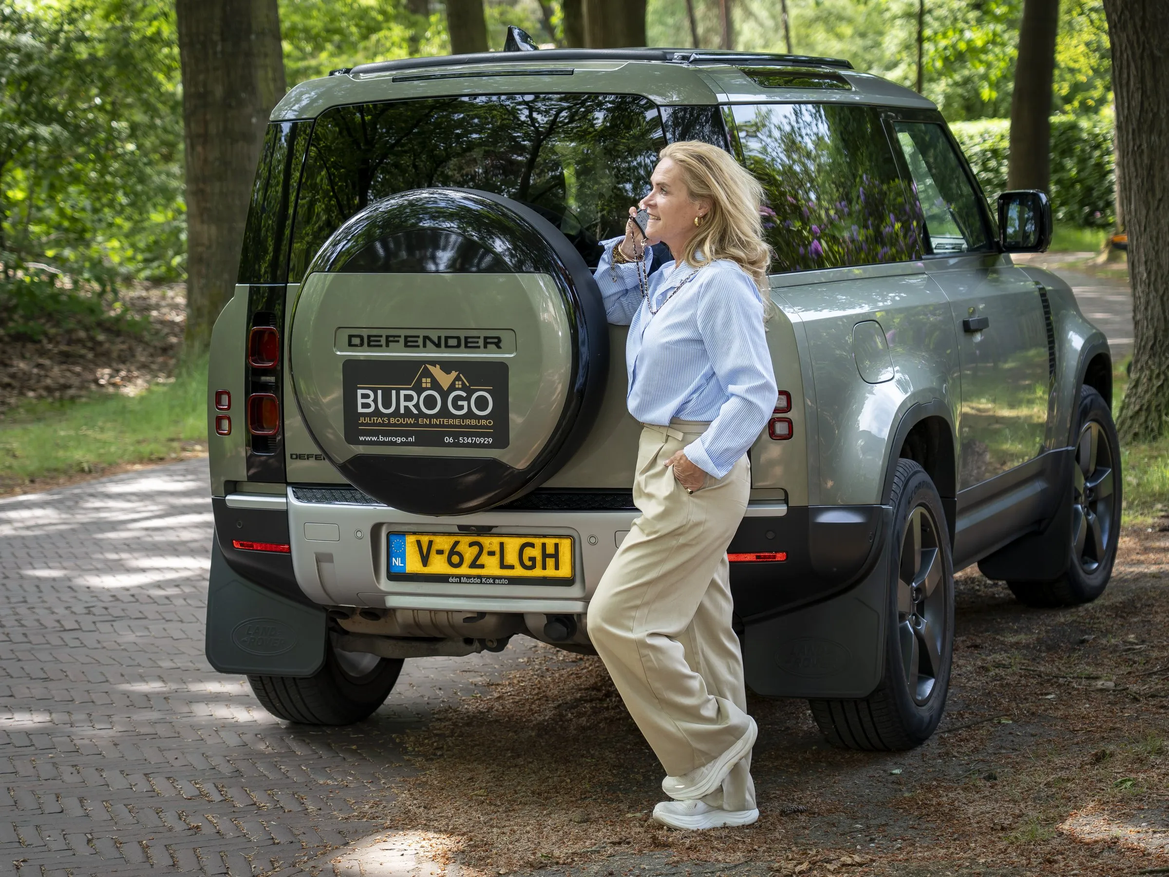 Julita aan het werk