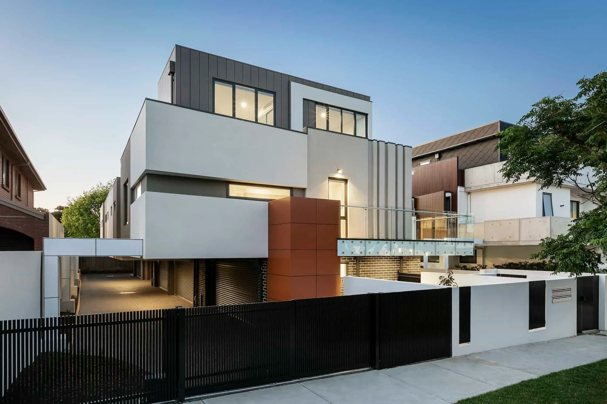 Moderne woninggevel